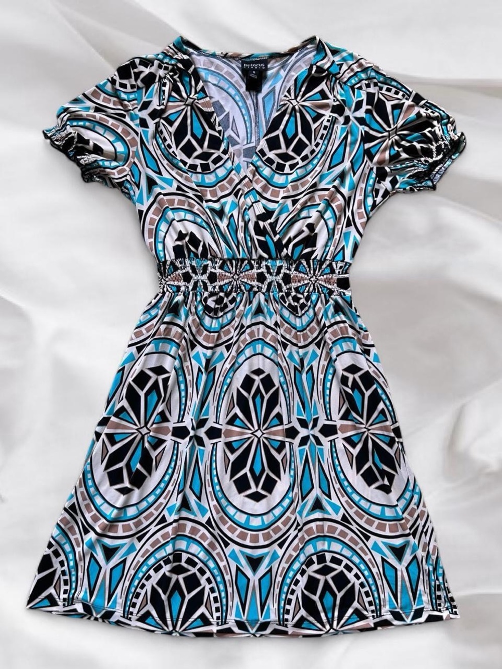 Turquoise Boho Summer Dress